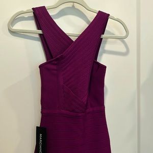 Marciano magenta bandage dress